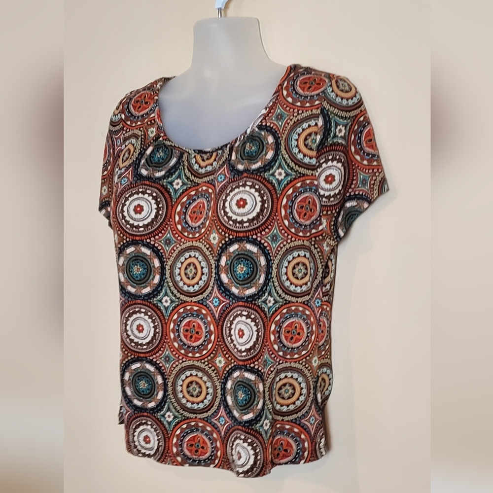 Wrinkle-Free Travel Smith Blouse 1X - Picture 2 of 8